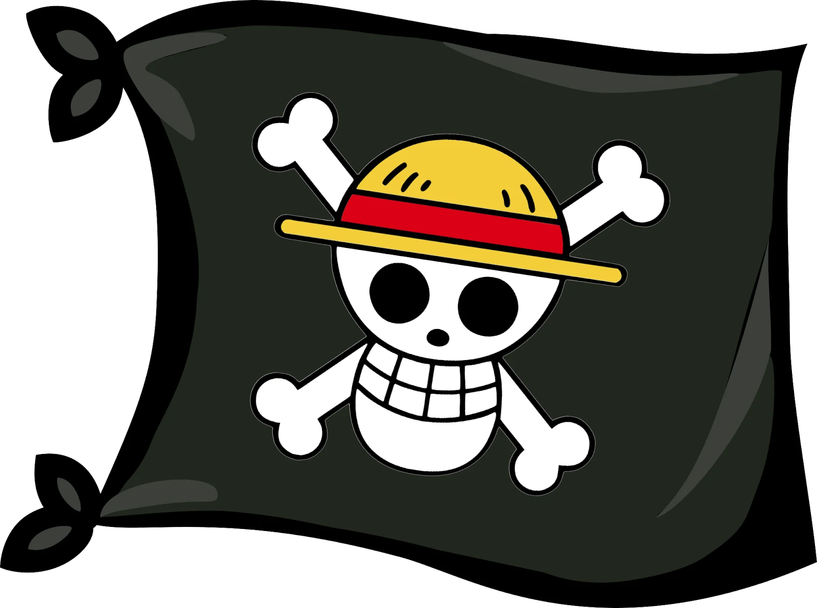Bandera pirata decorativa